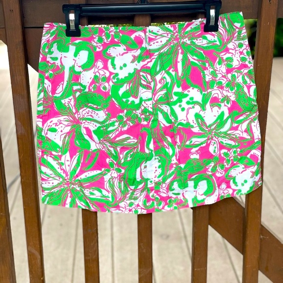 Lilly Pulitzer skort multi colored pink and green - Picture 4 of 7